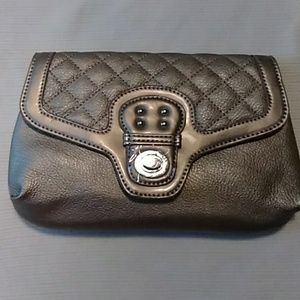 Metallic clutch w/strap TATE by Grace Adele